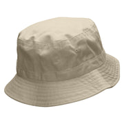 Couple On The Moon Embroidered Bucket Hat - Natural OSFM