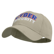 Cyber Security Embroidered Low Profile Organic Cotton Cap - Olive OSFM