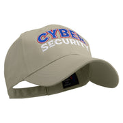 Cyber Security Embroidered Low Profile Organic Cotton Cap - Olive OSFM