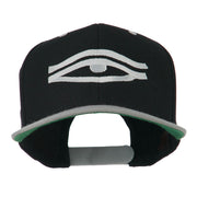 All Seeing Eye Embroidered Flat Bill Cap