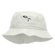 Chef Embroidered Bucket Hat - White OSFM