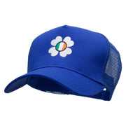 Happy Irish Five Panels Pro Style Trucker Mesh Cap - Royal OSFM