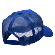 Happy Irish Five Panels Pro Style Trucker Mesh Cap - Royal OSFM