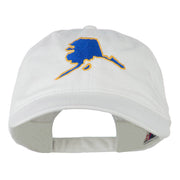 Alaska State Map Embroidered Washed Cap