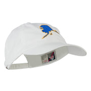 Alaska State Map Embroidered Washed Cap