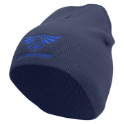 US Space Force Embroidered 8 inch Acrylic Short Blank Beanie - Navy OSFM