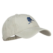 Alaska State Flag Map Embroidered Washed Cap