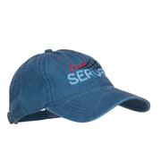 Ace Serve Volleyball Embroidered Washed Cap