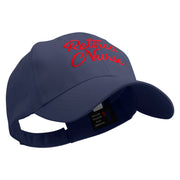 Retired Nurse Embroidered Low Profile Organic Cotton Cap