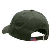 American Star Embroidered Made in USA Unstructured Washed Twill Cap