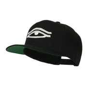 All Seeing Eye Embroidered Flat Bill Cap