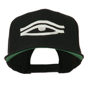 All Seeing Eye Embroidered Flat Bill Cap