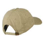 Alaska State Map Embroidered Washed Cap