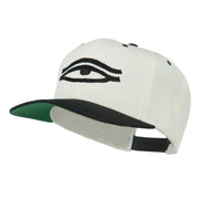 All Seeing Eye Embroidered Flat Bill Cap