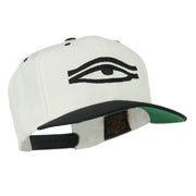 All Seeing Eye Embroidered Flat Bill Cap