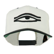 All Seeing Eye Embroidered Flat Bill Cap