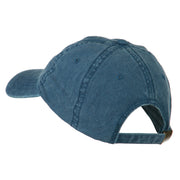 Alaska State Map Embroidered Washed Cap