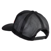 1st Marine Division Patched Solid Cotton Twill Mesh Prostyle Cap - Black OSFM