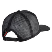 1st Marine Division Patched Solid Cotton Twill Mesh Prostyle Cap - Black OSFM