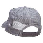 Tiny Tennis Ball Patched Washed Trucker Cap