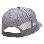 Tiny Tennis Ball Patched Washed Trucker Cap