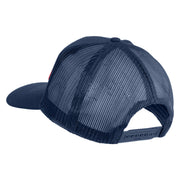 1st Marine Division Patched Solid Cotton Twill Mesh Prostyle Cap - Navy OSFM
