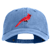 Cardinal Iron on Patched Unstructured Pigment Dyed Cotton Cap - Blue OSFM