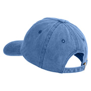 Cardinal Iron on Patched Unstructured Pigment Dyed Cotton Cap - Blue OSFM