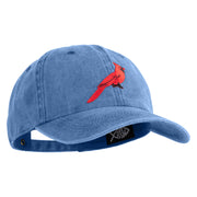 Cardinal Iron on Patched Unstructured Pigment Dyed Cotton Cap - Blue OSFM