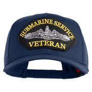 Submarine Service Veteran Patched Solid Cotton Twill Mesh Prostyle Cap - Navy OSFM