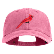 Cardinal Iron on Patched Unstructured Pigment Dyed Cotton Cap - Pink OSFM