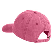 Cardinal Iron on Patched Unstructured Pigment Dyed Cotton Cap - Pink OSFM
