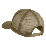 Submarine Service Veteran Patched Solid Cotton Twill Mesh Prostyle Cap - Khaki OSFM
