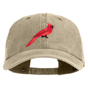 Cardinal Iron on Patched Unstructured Pigment Dyed Cotton Cap - Khaki OSFM