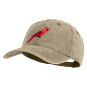 Cardinal Iron on Patched Unstructured Pigment Dyed Cotton Cap - Khaki OSFM