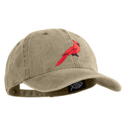 Cardinal Iron on Patched Unstructured Pigment Dyed Cotton Cap - Khaki OSFM