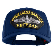 Submarine Service Veteran Patched Solid Cotton Twill Mesh Prostyle Cap - Royal OSFM