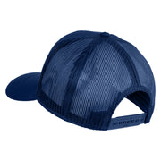 Submarine Service Veteran Patched Solid Cotton Twill Mesh Prostyle Cap - Royal OSFM