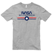 NASA Space Force Stripes Designed Short Sleeve Cotton Jersey T-Shirt