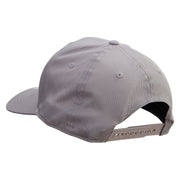 Lawyers Embroidered Solid Cotton Twill Pro Style Cap - Grey OSFM