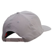 Lawyers Embroidered Solid Cotton Twill Pro Style Cap - Grey OSFM