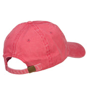 Austin Embroidered Washed Buckled Cap