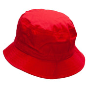 Moon Butterfly Embroidered Bucket Hat - Red OSFM