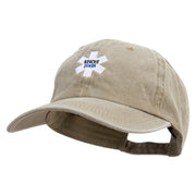 Rescue Diver Embroidered Cotton Twill Premium Pigment Dyed Cap - Khaki OSFM