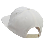 Tiger Vs Kong Embrodiered Wool Blend Prostyle Snapback Cap - Natural OSFM