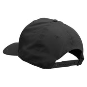 Lawyers Embroidered Solid Cotton Twill Pro Style Cap - Black OSFM