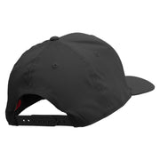 Lawyers Embroidered Solid Cotton Twill Pro Style Cap - Black OSFM