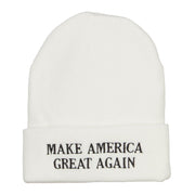 Make America Great Again Embroidered Long Beanie