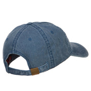 Austin Embroidered Washed Buckled Cap