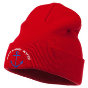 Ahoy There Matey Embroidered Beanie